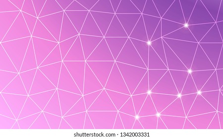 Triangular style. Style for your business design. Vector illustration. Creative gradient color