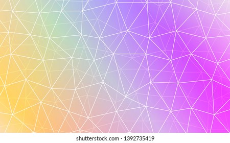 Triangular style. Style for your business design. Vector illustration. Creative gradient color