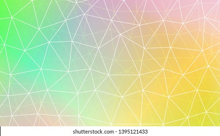 Triangular style. Style for your business design. Vector illustration. Creative gradient color