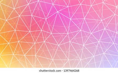 Triangular style. Style for your business design. Vector illustration. Creative gradient color