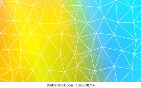 Triangular style. Style for your business design. Vector illustration. Creative gradient color