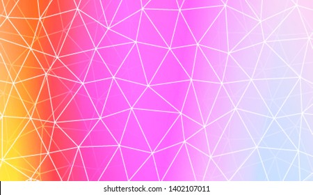 Triangular style. Style for your business design. Vector illustration. Creative gradient color