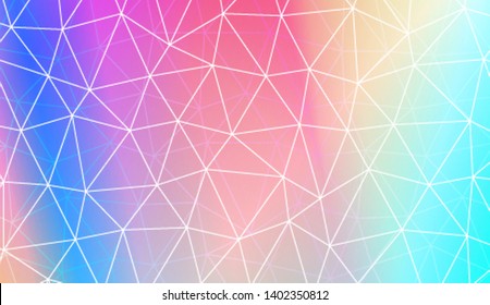 Triangular style. Style for your business design. Vector illustration. Creative gradient color
