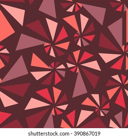 Triangular torsion seamless pattern