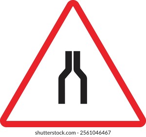 Triangular Traffic road sign board icon. Indicator and warning sign in addition to the hexagonal stop vector collection isolated on transparent background. Inform complicated Turning symbol.