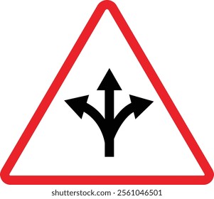 Triangular Traffic road sign board icon. Indicator and warning sign in addition to the hexagonal stop vector collection isolated on transparent background. Inform complicated Turning symbol.