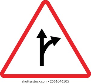 Triangular Traffic road sign board icon. Indicator and warning sign in addition to the hexagonal stop vector collection isolated on transparent background. Inform complicated Turning symbol.