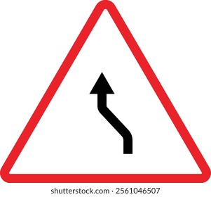 Triangular Traffic road sign board icon. Indicator and warning sign in addition to the hexagonal stop vector collection isolated on transparent background. Inform complicated Turning symbol.