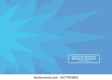 Triangular and Triangle Shapes Blue Colors Modern Abstract Background Geometric Background