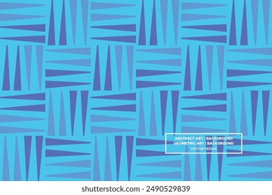 Triangular and Triangle Shapes and Designs Blue and Light Blue Colors Geometric Pattern Abstract Pattern Seamless Pattern