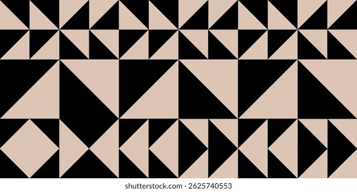 Triangular and Triangle Shapes and Designs Brown and Black Colors Geometric Pattern Abstract Pattern Seamless,eps10