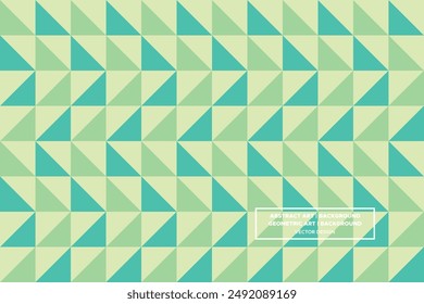 Triangular and Triangle Shapes and Designs Green Colors Geometric Pattern Abstract Pattern Seamless Pattern