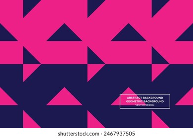 Triangular and Triangle Shapes and Designs Purple and Blue Colors Geometric Pattern Abstract Pattern Seamless 