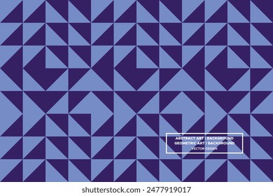 Patrón geométrico | Fondo geométrico | Fondo Abstractas | Triángulos - Azul - Uso en el diseño de Sitio web, embalaje, arte de la pared, Fondo de pantalla, cartel, Anuncio, Perfil, folleto, ropa, textiles 