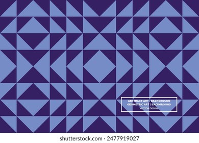 Patrón geométrico | Fondo geométrico | Fondo Abstractas | Triángulos - Azul - Uso en el diseño de Sitio web, embalaje, arte de la pared, Fondo de pantalla, cartel, Anuncio, Perfil, folleto, ropa, textiles 