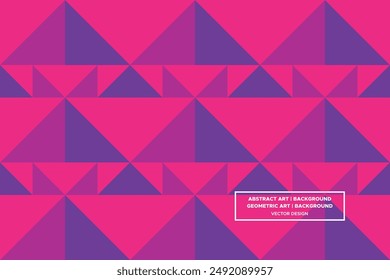 Triangular and Triangle Shapes and Designs Purple and Red Colors Geometric Pattern Abstract Pattern Seamless Pattern