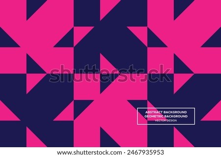 Triangular and Triangle Shapes and Designs Purple and Blue Colors Geometric Pattern Abstract Pattern Seamless 