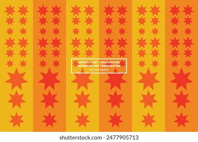 Triangular and Triangle Shapes Orange and Yellow Colors Modern Abstract Background Geometric Background