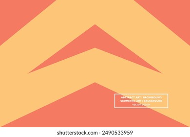 Triangular and Triangle Shapes Orange and Yellow Modern Abstract Background Geometric Background