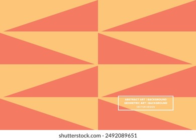 Triangular and Triangle Shapes Orange and Yellow Modern Abstract Background Geometric Background