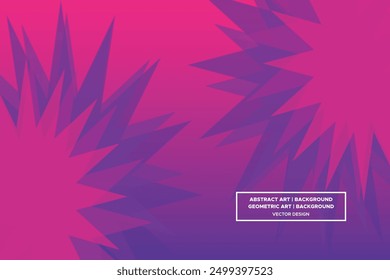 Triangular and Triangle Shapes Purple and Red Colors Modern Abstract Background Geometric Background