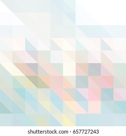 Triangular vector background with pastel colors