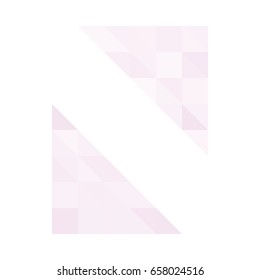 Triangular vector background with pastel colors