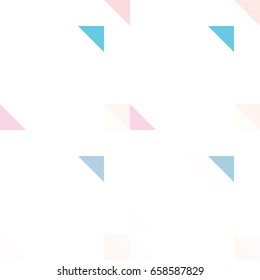 Triangular vector background with pastel colors