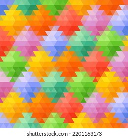 Triangular vector background for presentation. Design element.