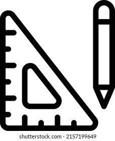 triangular  Vector illustration on a transparent background. Premium quality symmbols. Thin line vector icons for concept and graphic design.