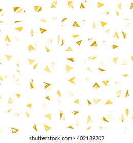 Triangular Vector Pattern. Glitch trendy illustration.