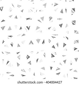 Triangular Vector Pattern. Glitch trendy illustration.