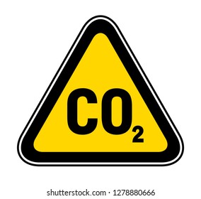 Triangular yellow Warning Hazard Symbol, vector illustration