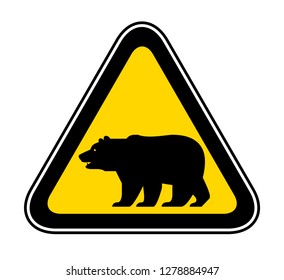 Triangular yellow Warning Hazard Symbol, vector illustration