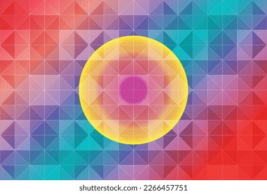 Triangulated gradient colour combination background, can be used for banner, poster, flyer, invitation, website or greeting card. vector illustration