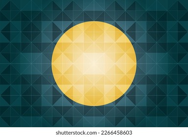 El fondo triangulado de los tonos de tierra gradiente, se puede usar para banner, afiche, volante, invitación, sitio web o tarjeta de saludo. ilustración vectorial