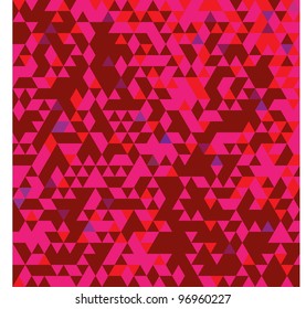 TRIANGULATION WARM COLORS PATTERN