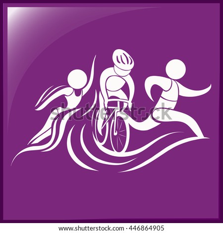 Similar – Image, Stock Photo Triathlon