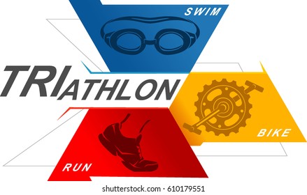 Triathlon Logo Design Version