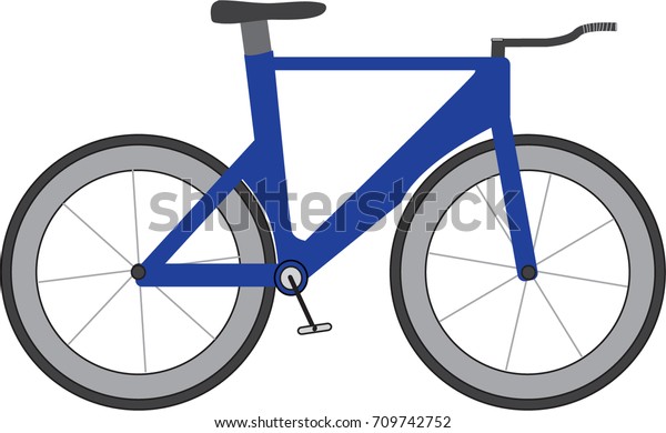 blue tri bike