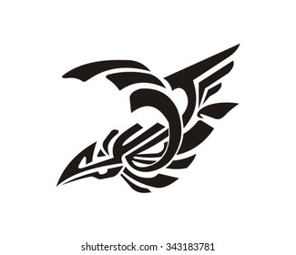 tribal abstract draw