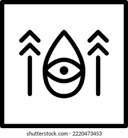 Tribal Abstract Geometric Polygon Eye modern concept ui ux icon for website, app, presentaion, flyer, brochure etc.