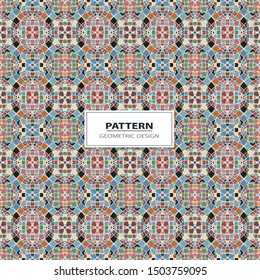 tribal abstract hand-drawn seamless pattern