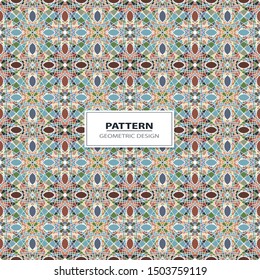 tribal abstract hand-drawn seamless pattern