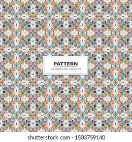 tribal abstract hand-drawn seamless pattern