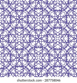 tribal abstract hand-drawn seamless pattern