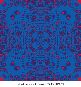 tribal abstract hand-drawn seamless pattern
