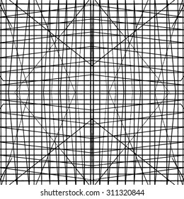 tribal abstract hand-drawn seamless pattern