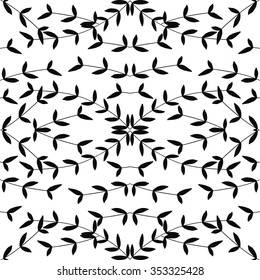 tribal abstract hand-drawn seamless pattern