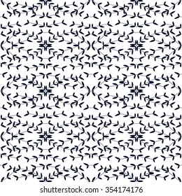 tribal abstract hand-drawn seamless pattern